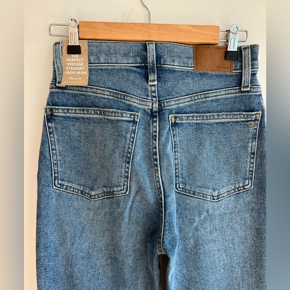 Madewell The Perfect Vintage Straight Crop Jeans - Picture 4 of 4